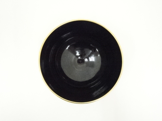 道具 京焼 加藤松香造 金地桜絵茶碗（共箱） ] - 道具 京焼 加藤